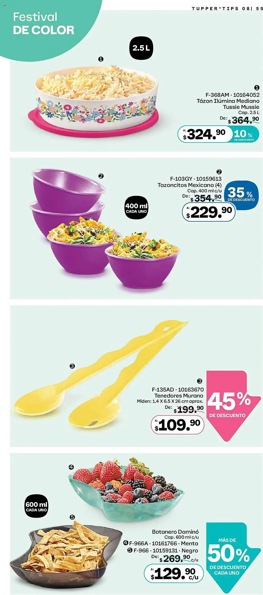 Catálogo de Catálogo Tupperware 14 de julio al 11 de agosto 2025 - Pagina 55