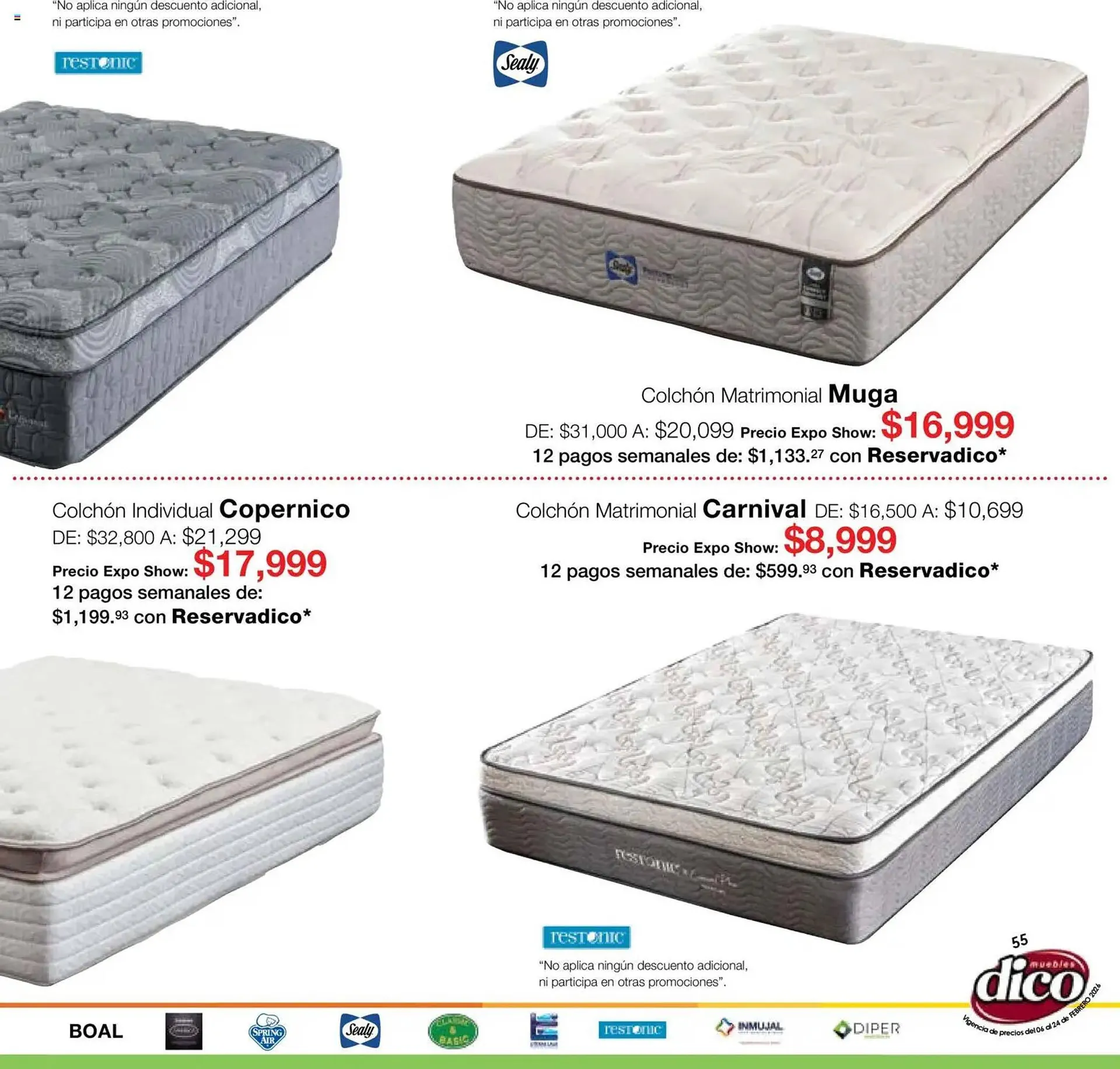 Catálogo de Catálogo Muebles Dico 6 de febrero al 25 de febrero 2026 - Pagina 55