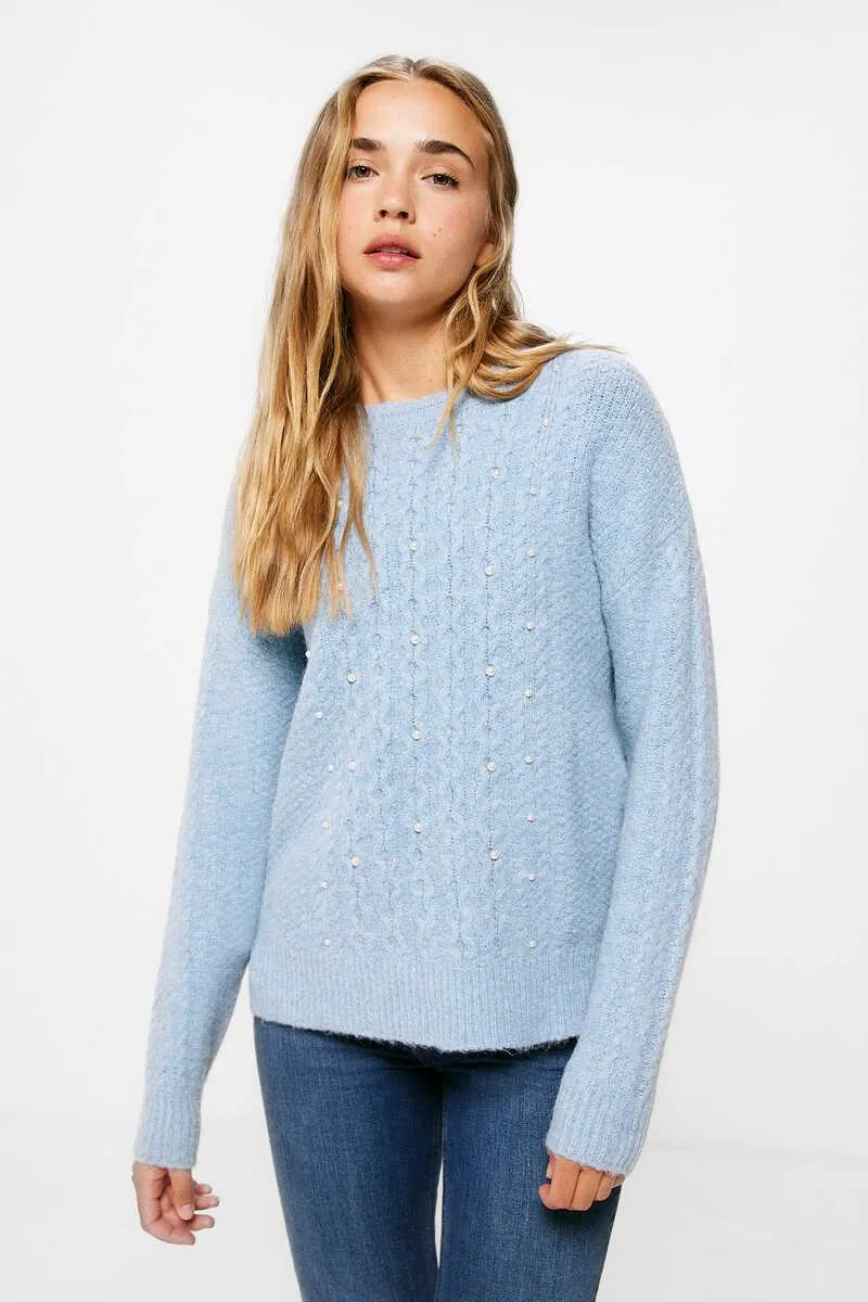 Jersey Cable Knit Perlas