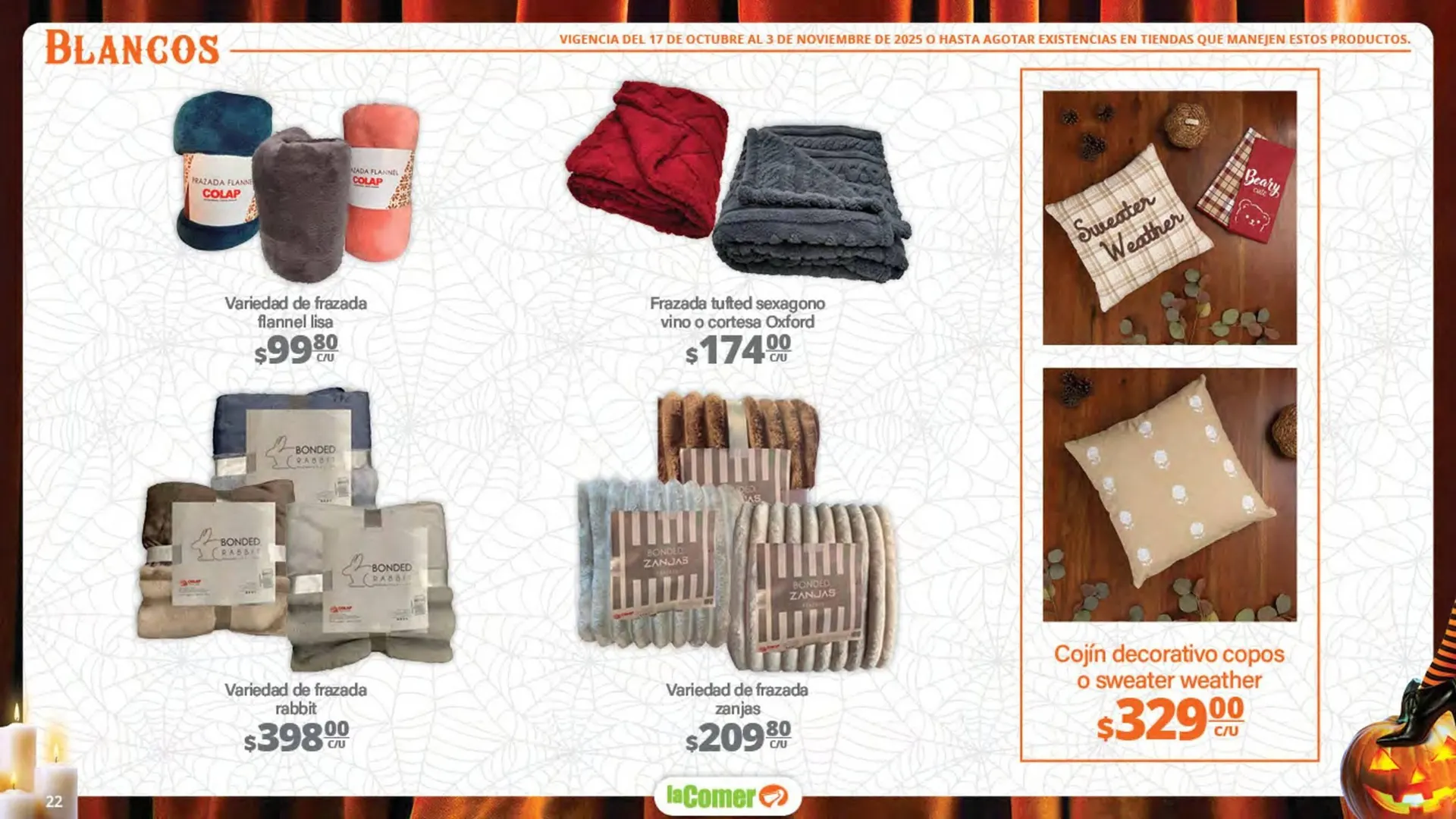 Catálogo de Folleto La Comer 17 de octubre al 3 de noviembre 2025 - Pagina 22