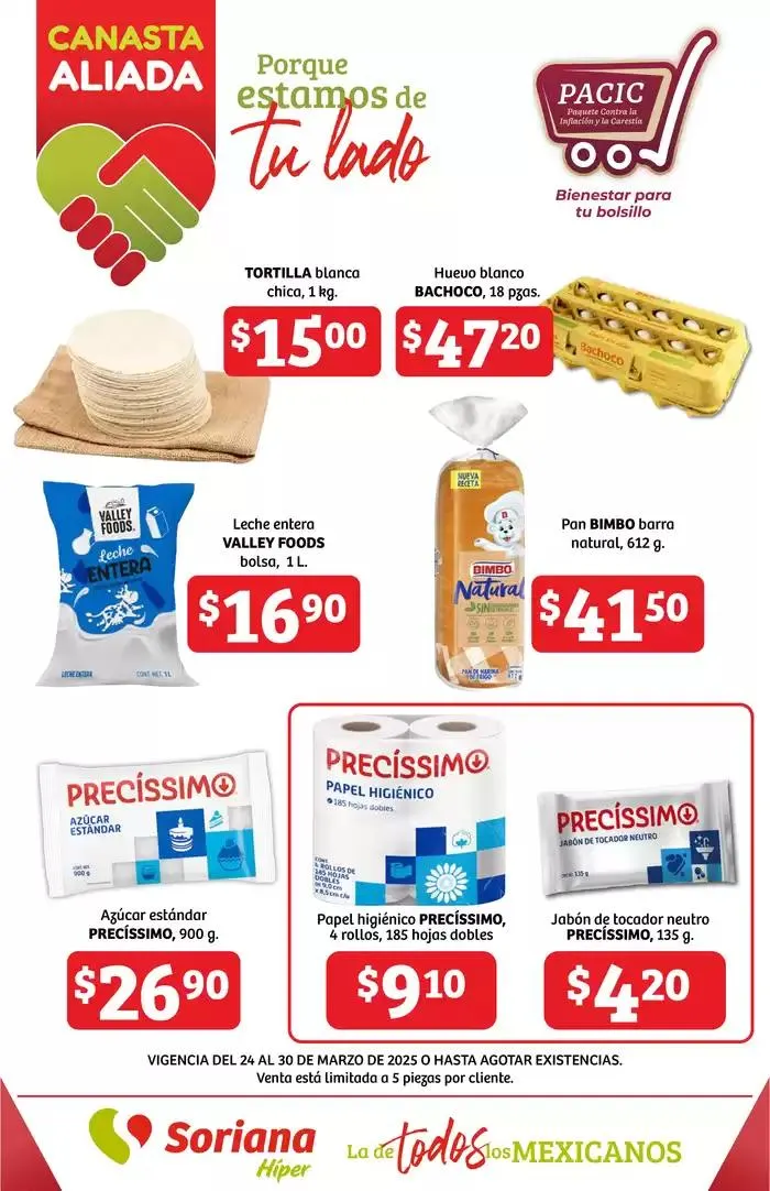 Catálogo de Canasta Aliada Híper Nacional 27 de marzo al 30 de marzo 2025 - Pagina 1
