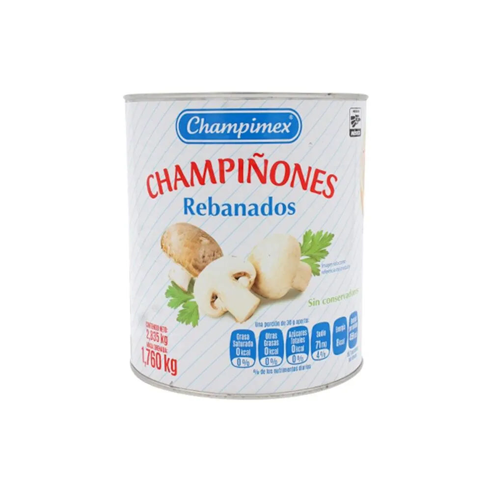 Champiñones Rebanados Champimex 2.8 Kg