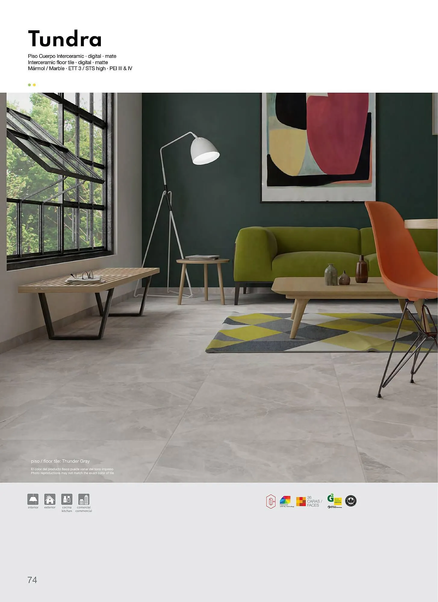 Catálogo de Catálogo Interceramic 12 de marzo al 31 de diciembre 2024 - Pagina 74