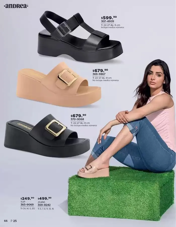 Catálogo de ANDREA | CALZADO DAMA 26 de enero al 24 de mayo 2025 - Pagina 66