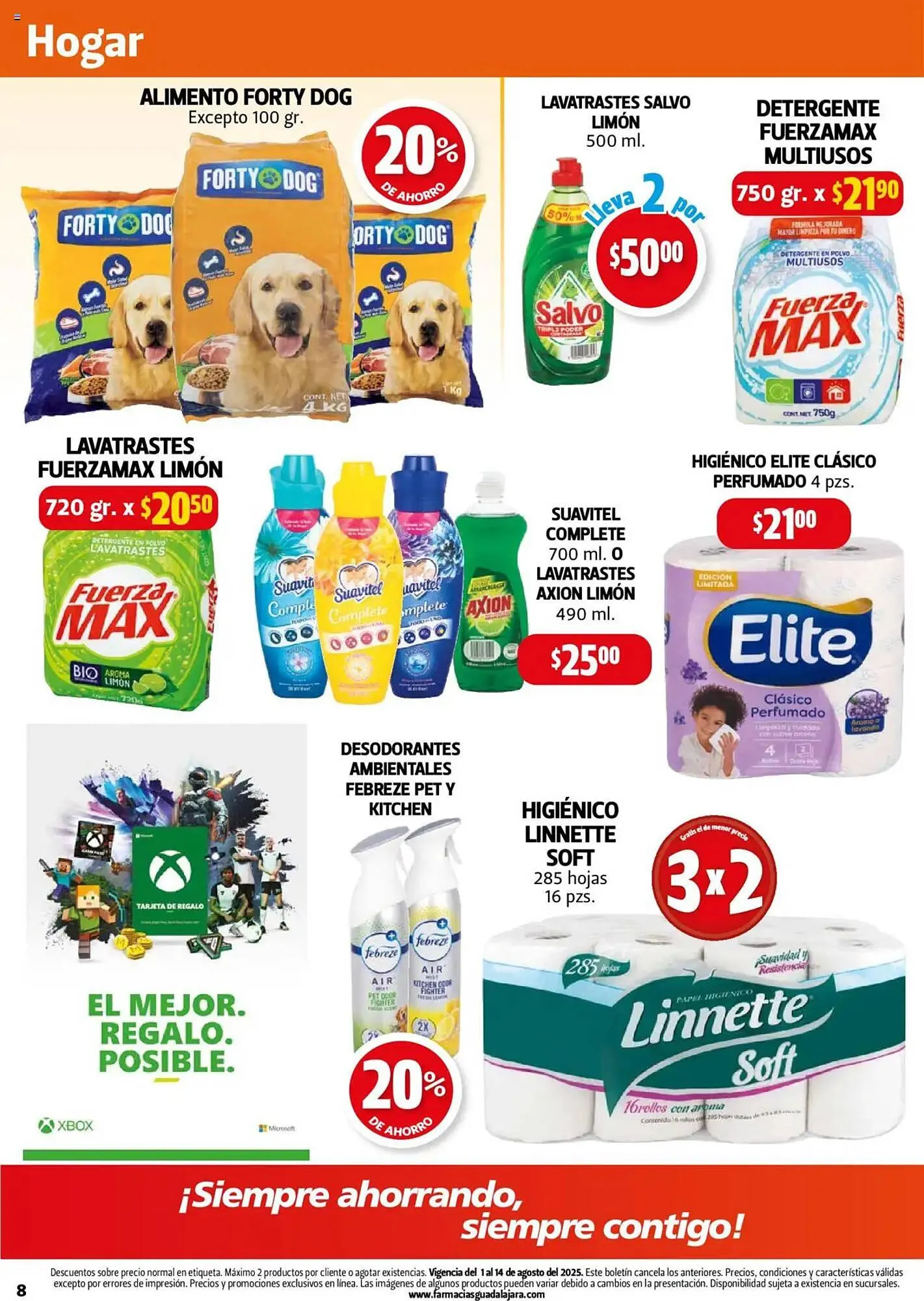 Catálogo de Catálogo Farmacias Guadalajara 1 de agosto al 15 de agosto 2025 - Pagina 8