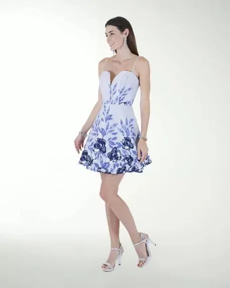 VESTIDO CC CON SENEFA EN FALDA