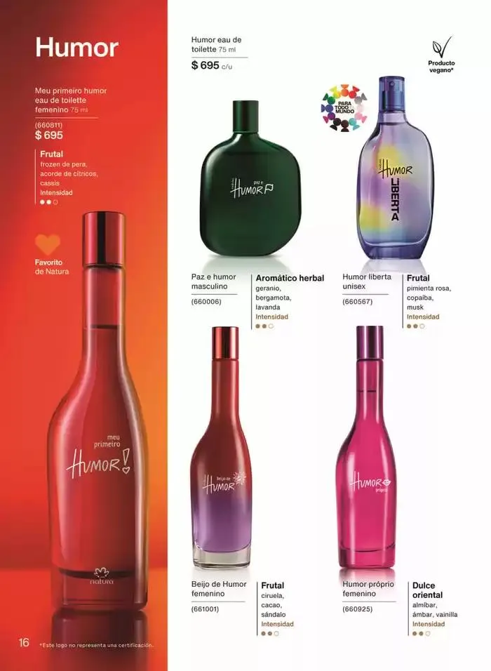 Catálogo de Avon Folleto Natura C19 28 de octubre al 5 de diciembre 2024 - Pagina 16