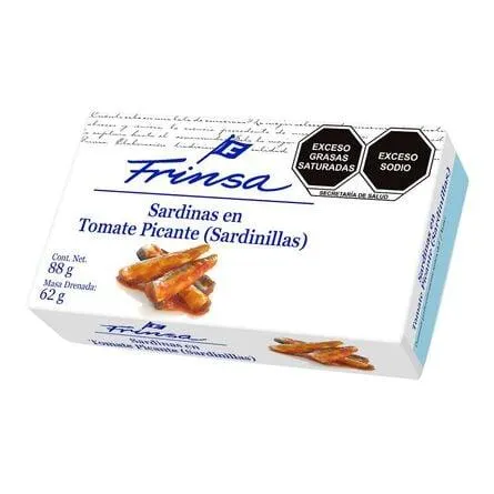 Sardinillas es Salsa de Tomate Picante Frinsa 88 g