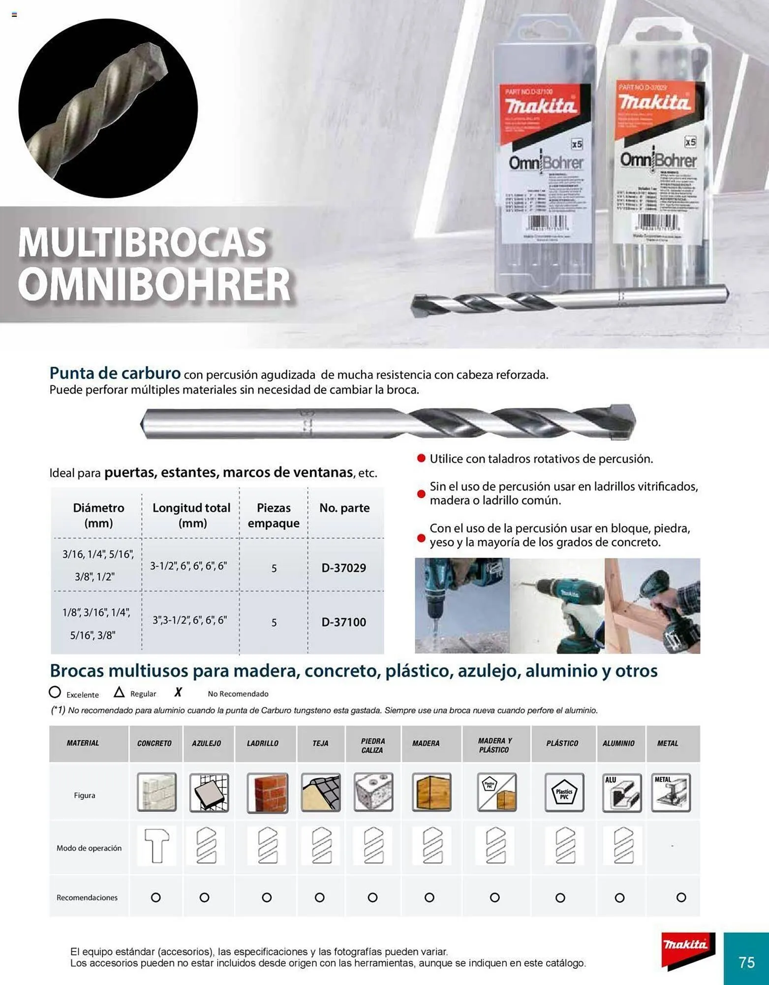 Catálogo de Catálogo Makita 8 de julio al 31 de diciembre 2025 - Pagina 75