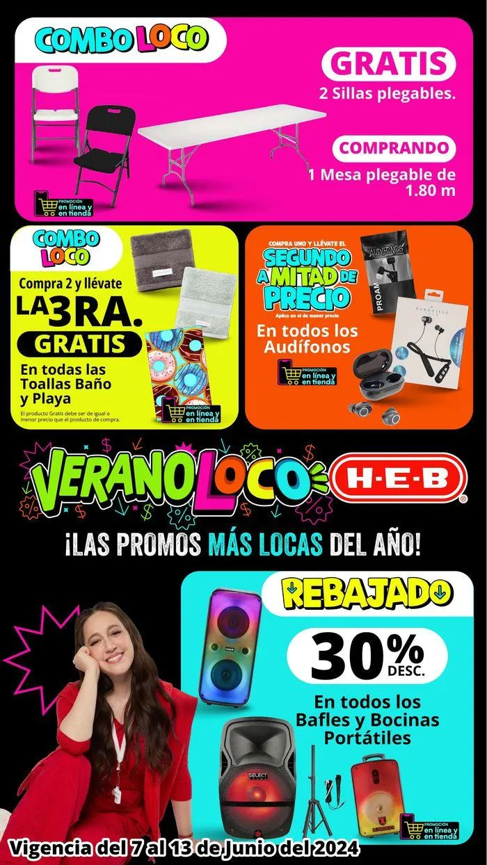 Catálogo de Ofertas HEB - Verano Loco 10 de junio al 13 de junio 2024 - Pagina 7