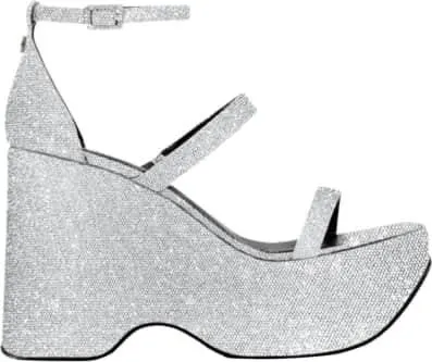 sandalia plataforma xl glitter