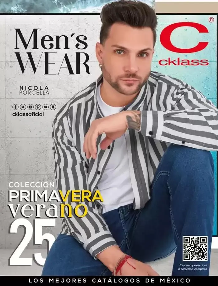 Catálogo de Catálogo Cklass Ropa Caballero Primavera Verano 2025 8 de enero al 30 de junio 2025 - Pagina 1