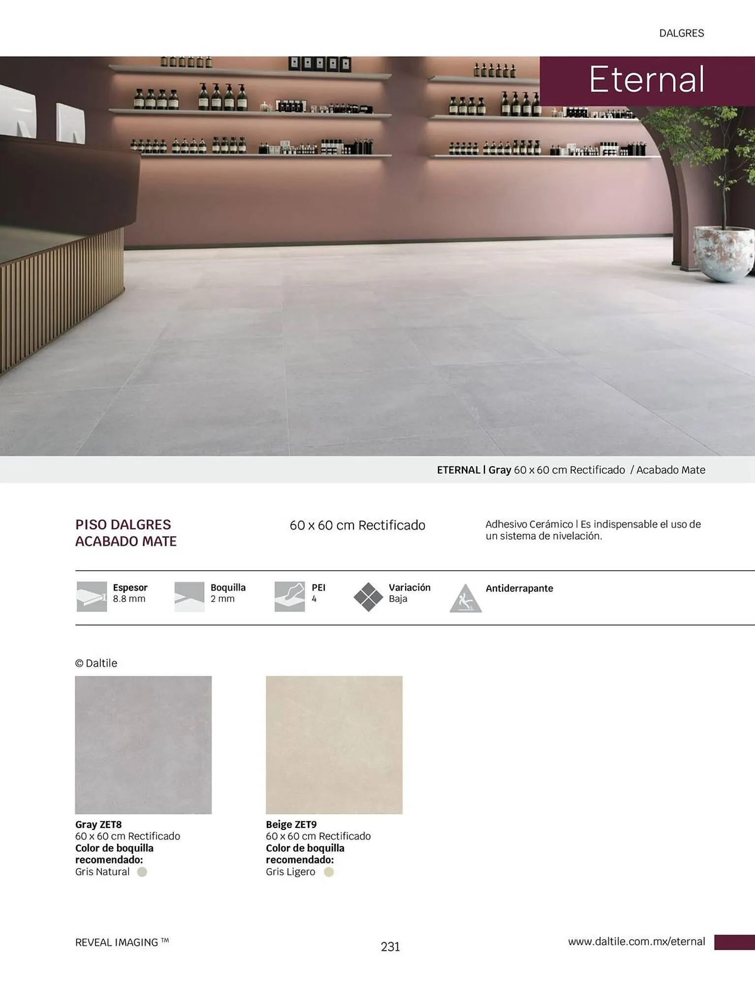 Catálogo de Catálogo Daltile 1 de enero al 31 de diciembre 2024 - Pagina 231