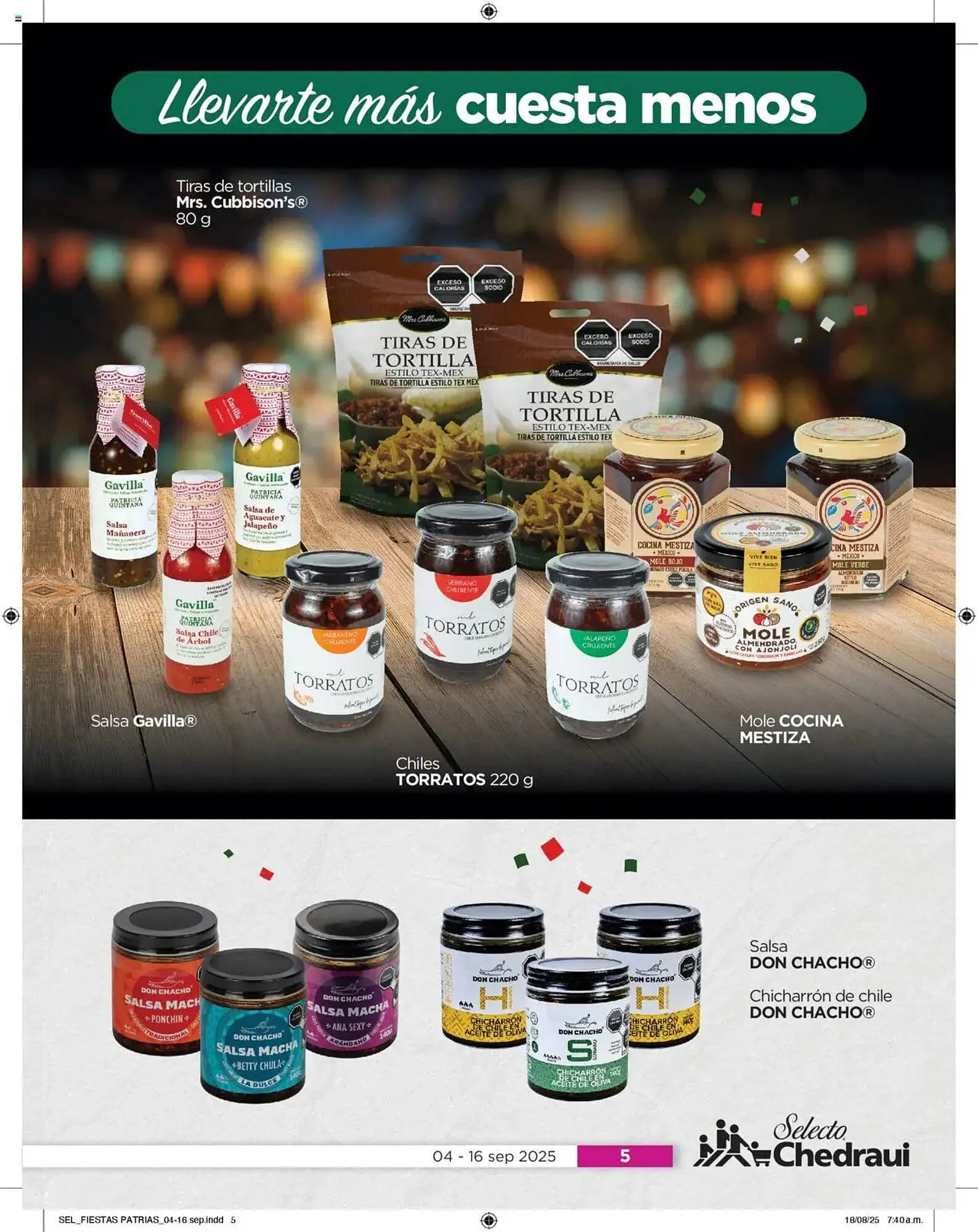 Catálogo de Folleto Chedraui 4 de septiembre al 17 de septiembre 2025 - Pagina 5