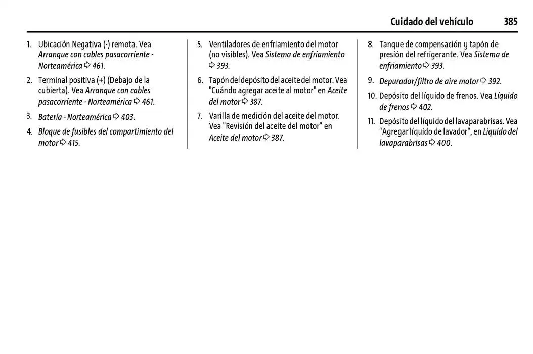 Catálogo de Cheyenne 2025 Manual del propietario 22 de enero al 31 de diciembre 2025 - Pagina 386