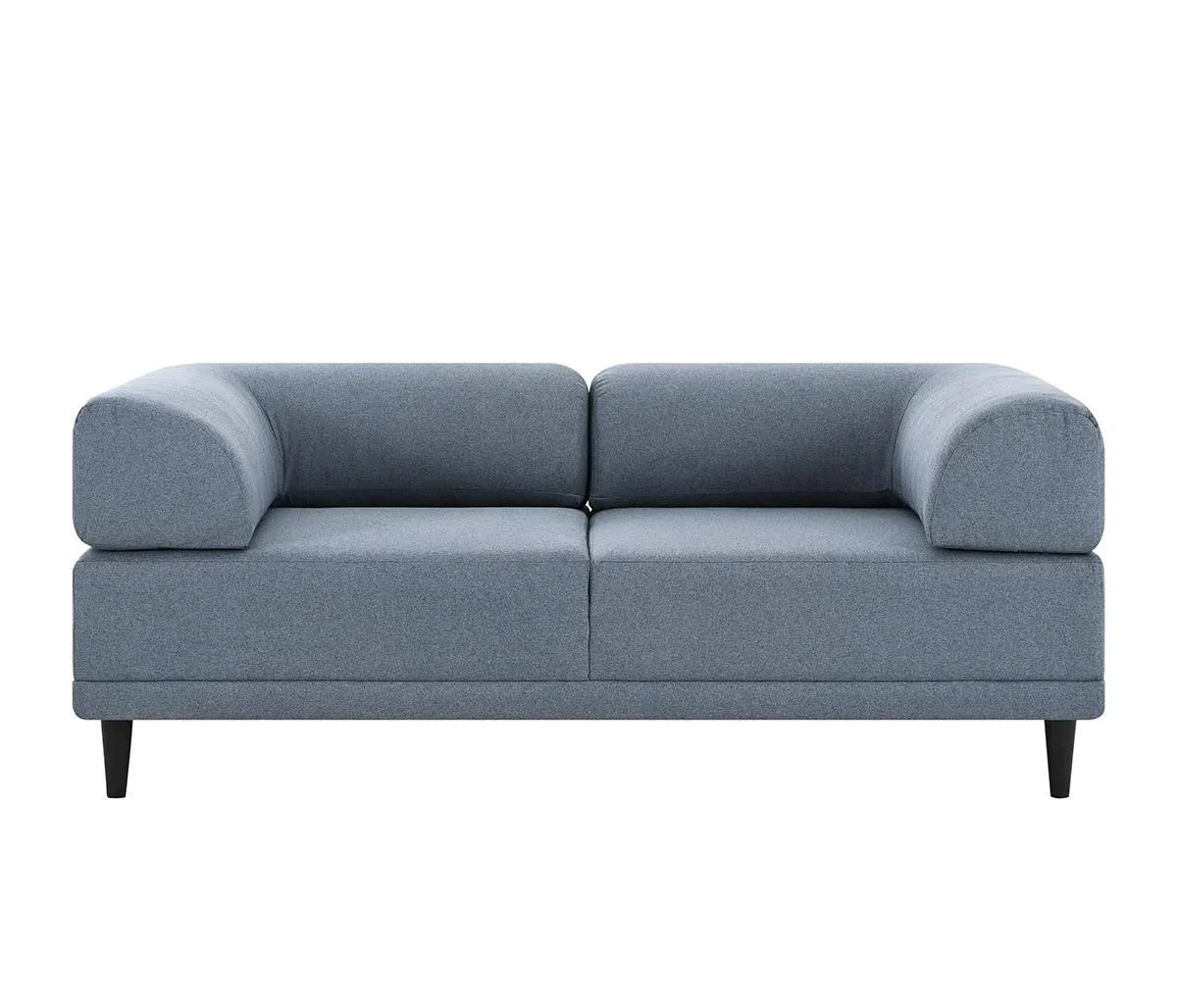 Sofá 2 cuerpos Santa Cecilia - Gris grafito