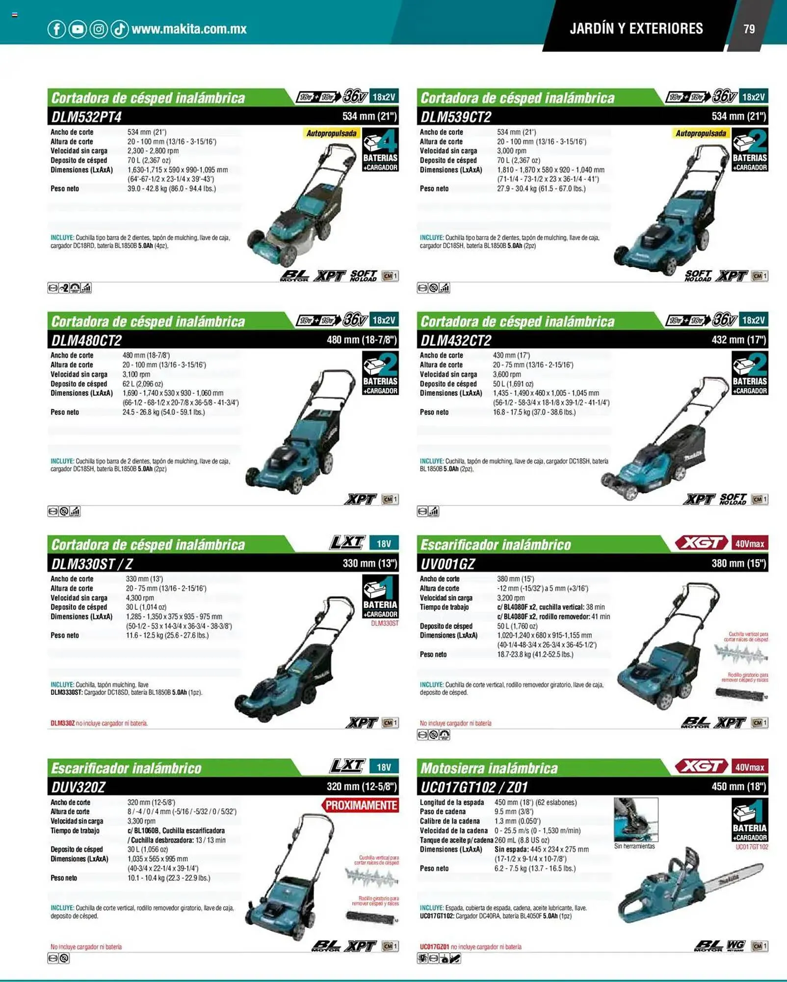 Catálogo de Catálogo Makita 4 de septiembre al 1 de julio 2026 - Pagina 79