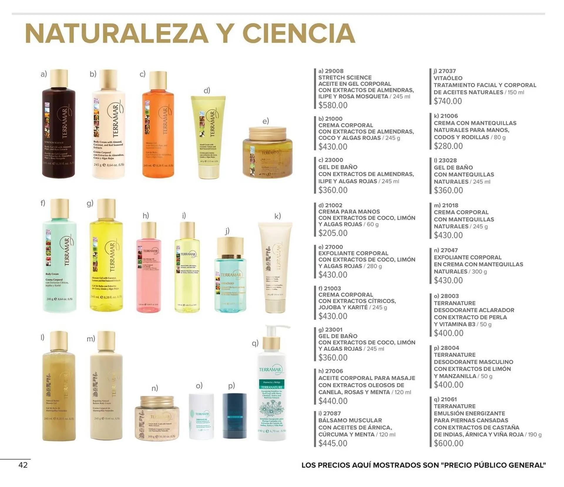 Catálogo de Catálogo Terramar Brands 1 de diciembre al 31 de diciembre 2025 - Pagina 42