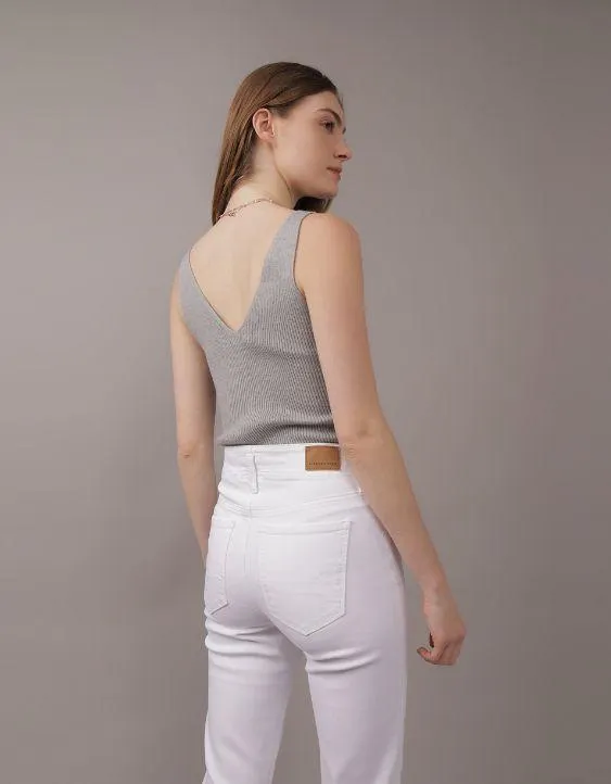 AE Top sin Mangas Tejido en Punto Elástico