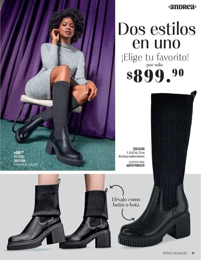 Catálogo de ANDREA - CALZADO DAMA 26 de agosto al 25 de enero 2025 - Pagina 135