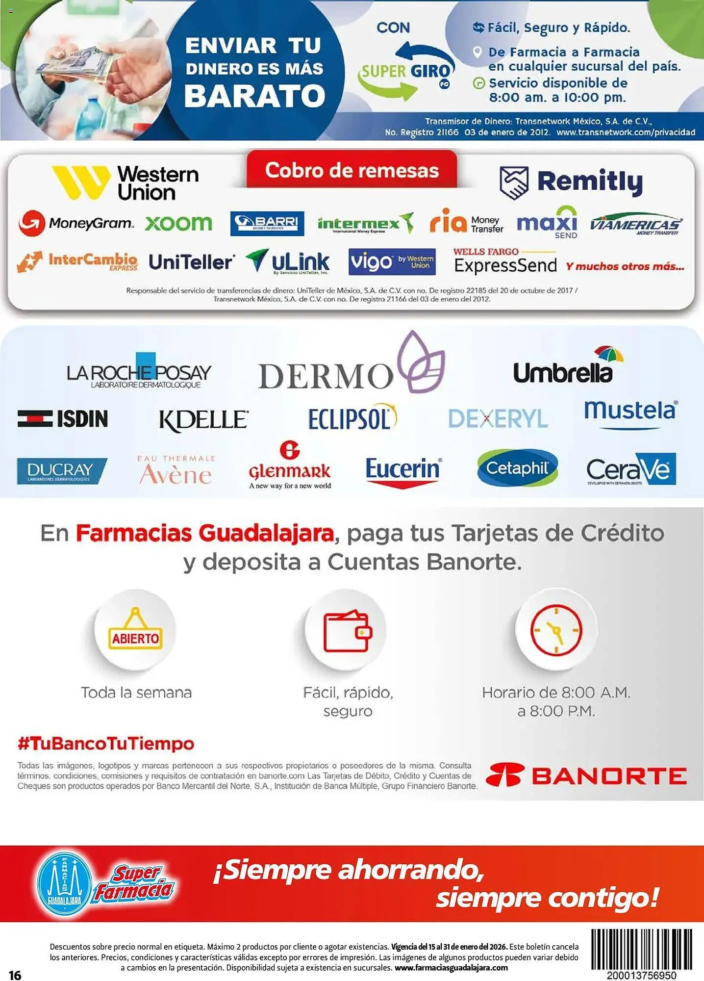 Catálogo de Folleto Farmacias Guadalajara 15 de enero al 31 de enero 2026 - Pagina 16
