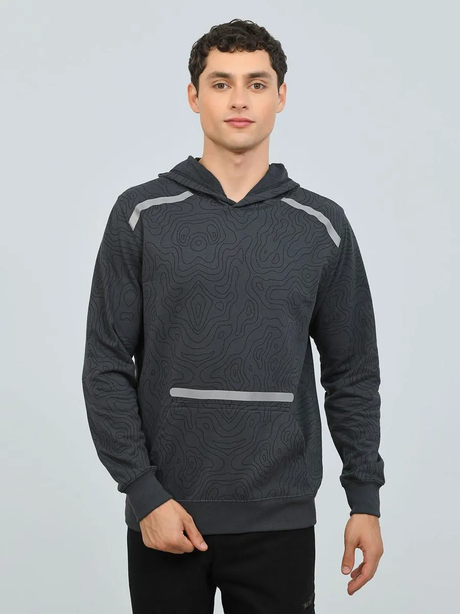 Sudadera Capucha y Cintas Reflectivas