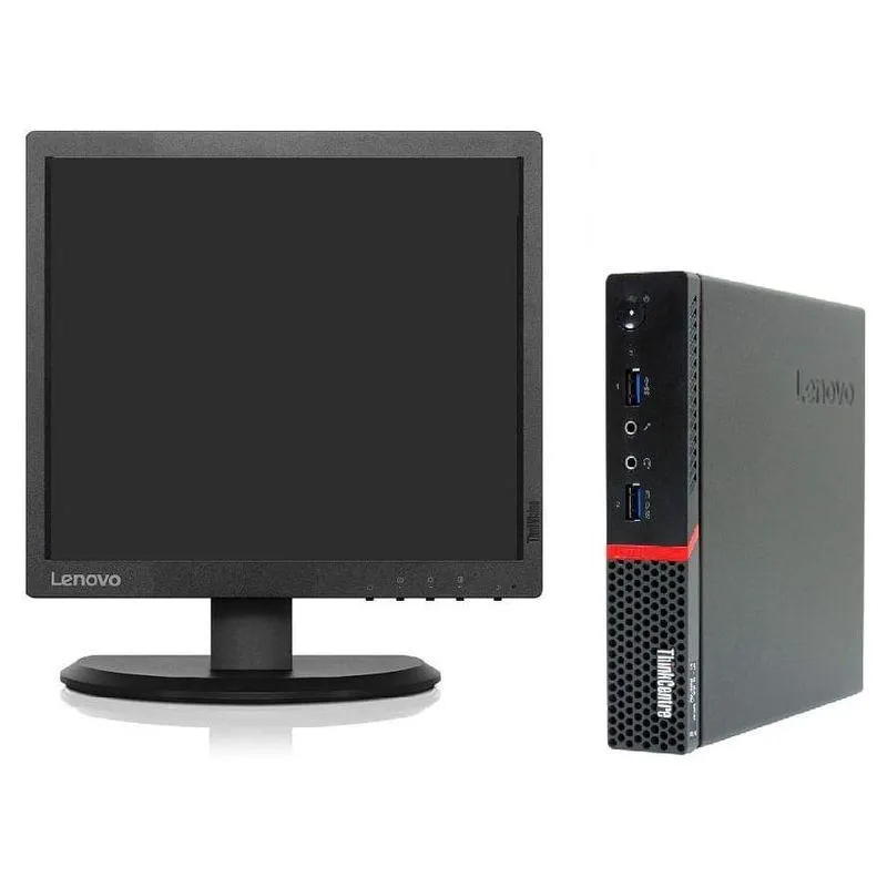 PCLenovo TINYM900 i5 16GB 240GB SSD Monitor19p Cuadra Reacondicionado