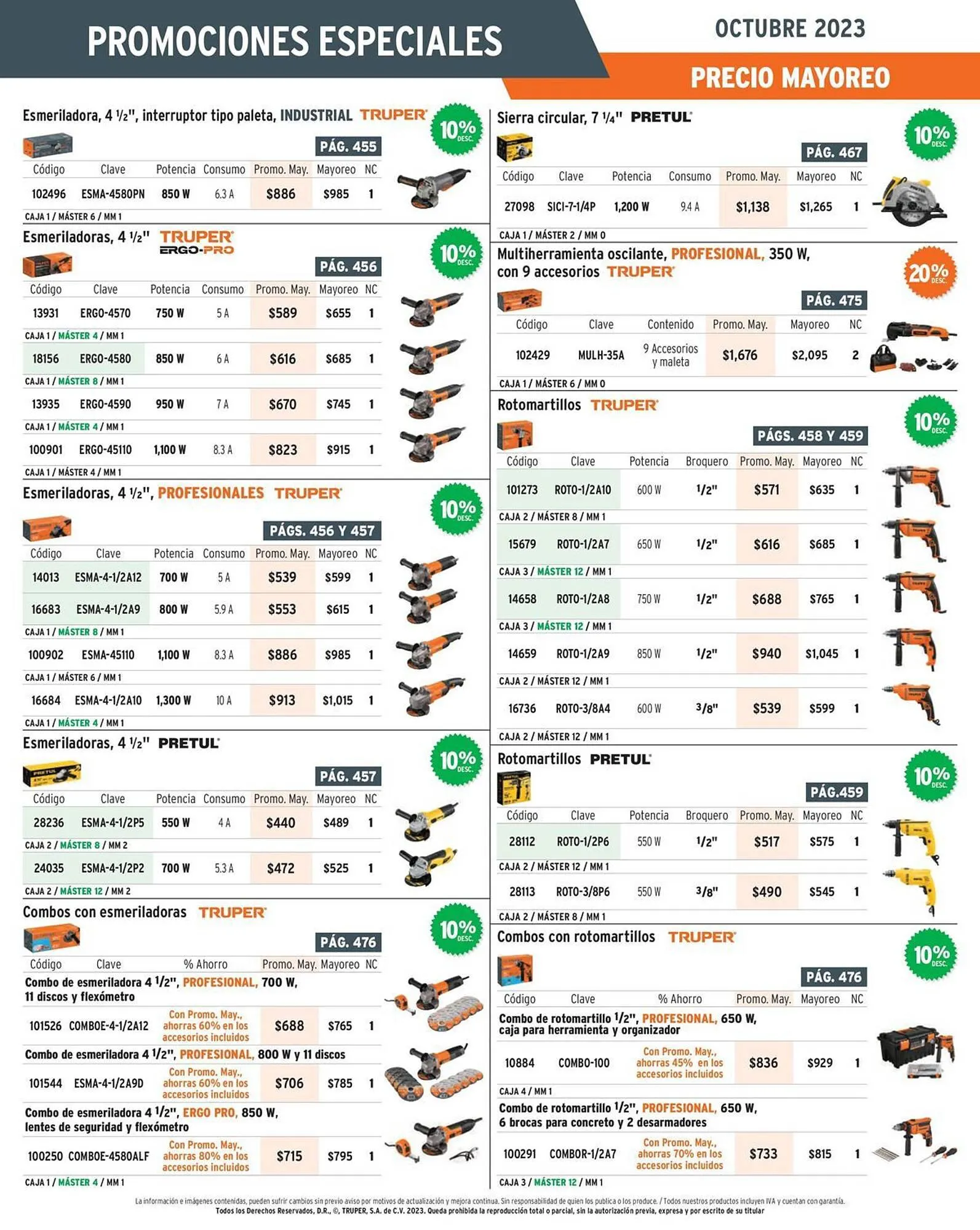 Catálogo de Catálogo Truper 16 de octubre al 31 de octubre 2023 - Pagina 7