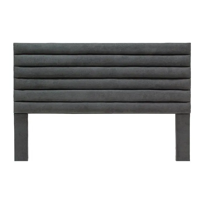 Cabecera King Tela Gris Oxford Poi