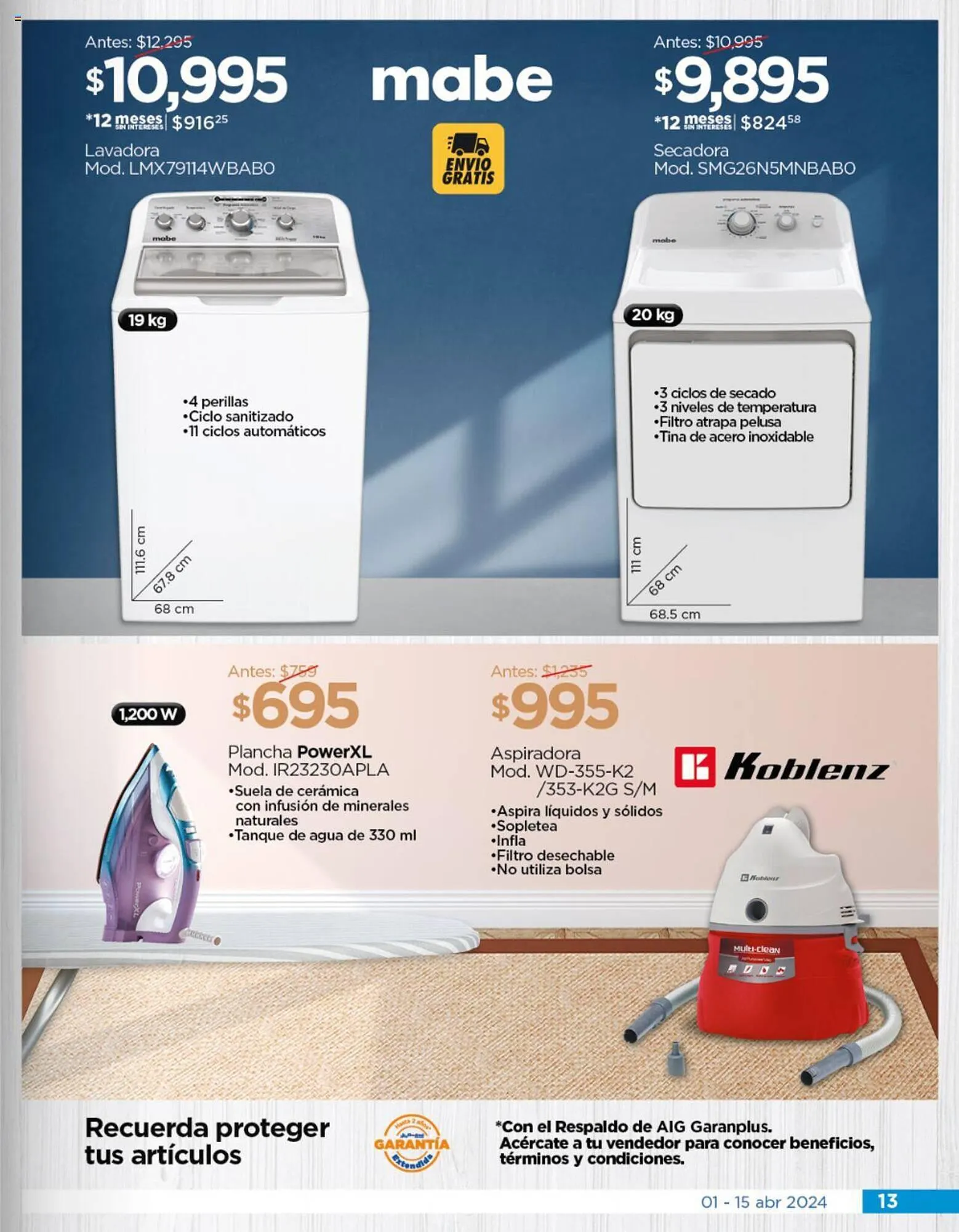 Catálogo de Catálogo Chedraui 1 de abril al 15 de abril 2024 - Pagina 13