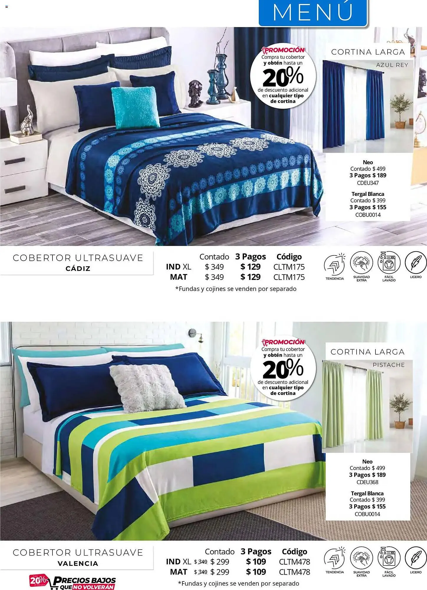 Catálogo de Catálogo Colchas Concord 1 de mayo al 1 de agosto 2026 - Pagina 254