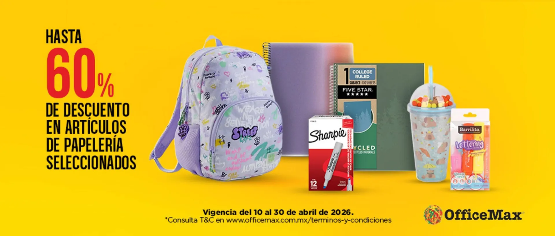 Catálogo de Catálogo OfficeMax 10 de abril al 30 de abril 2026 - Pagina 1