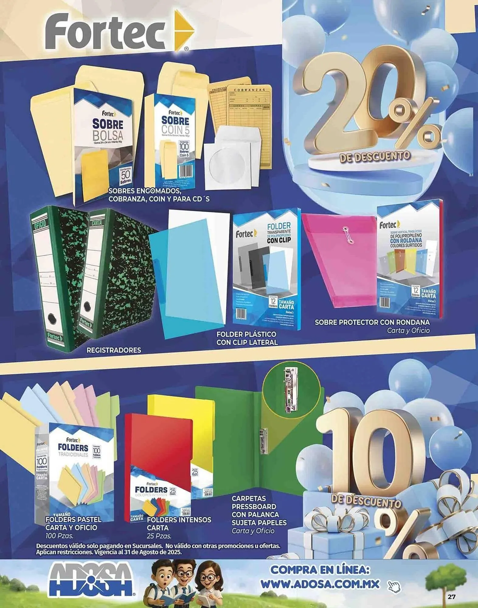 Catálogo de Catálogo Adosa 2 de julio al 31 de agosto 2025 - Pagina 27
