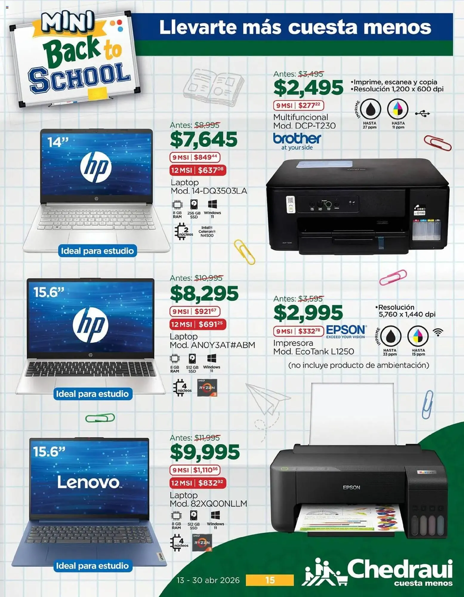 Catálogo de Folleto Chedraui 13 de abril al 1 de mayo 2026 - Pagina 15
