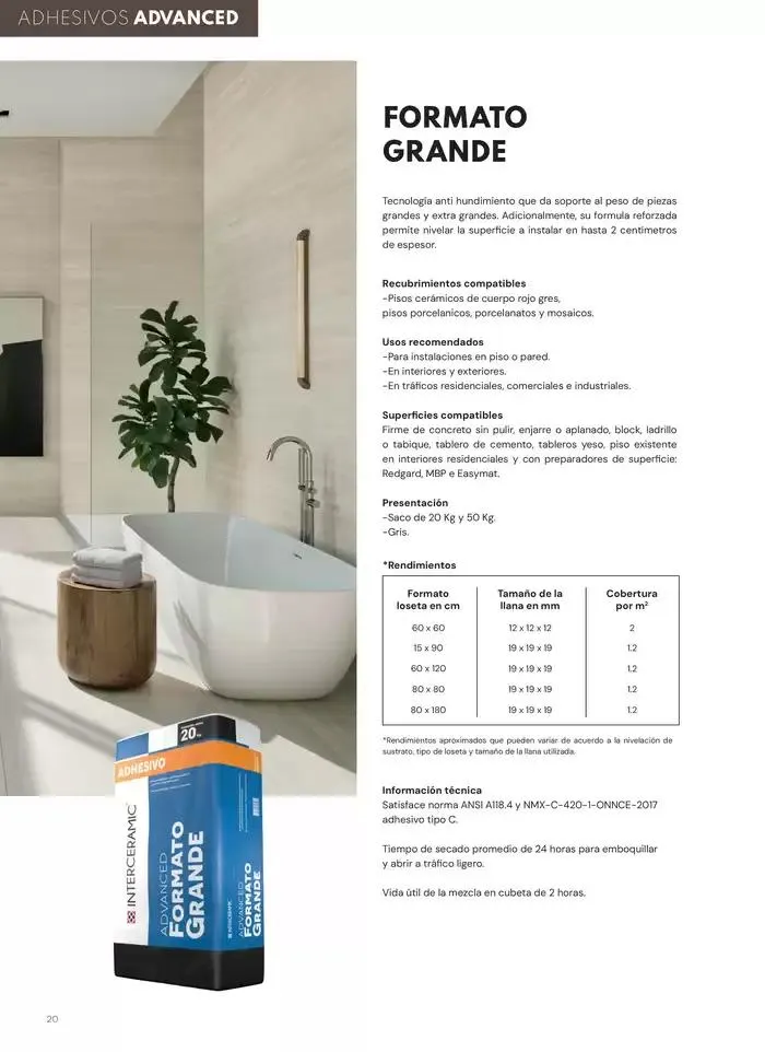 Catálogo de Materiales de instalación 14 de noviembre al 30 de junio 2025 - Pagina 20