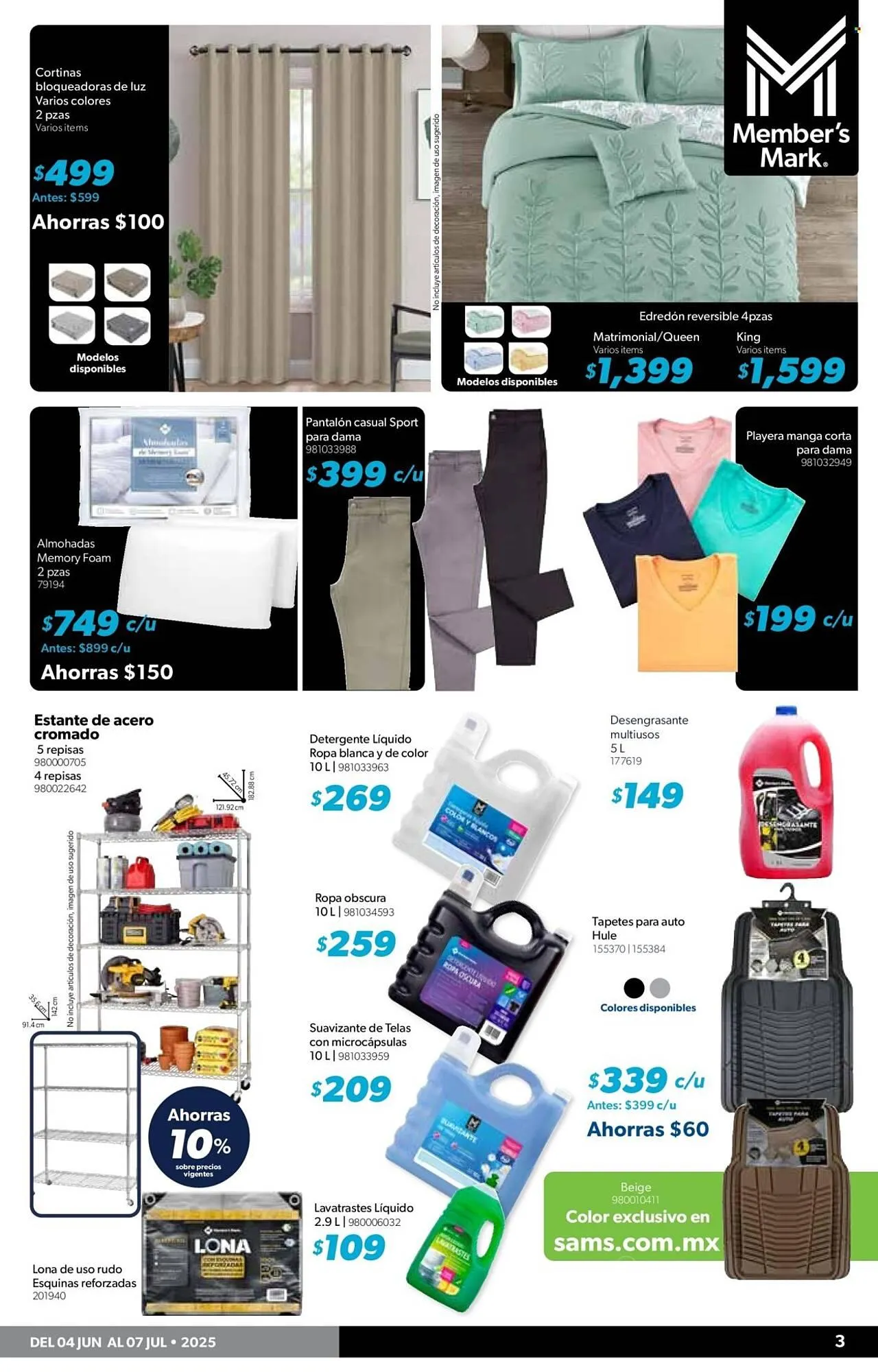 Catálogo de Catálogo Sam's Club 4 de junio al 7 de julio 2025 - Pagina 3