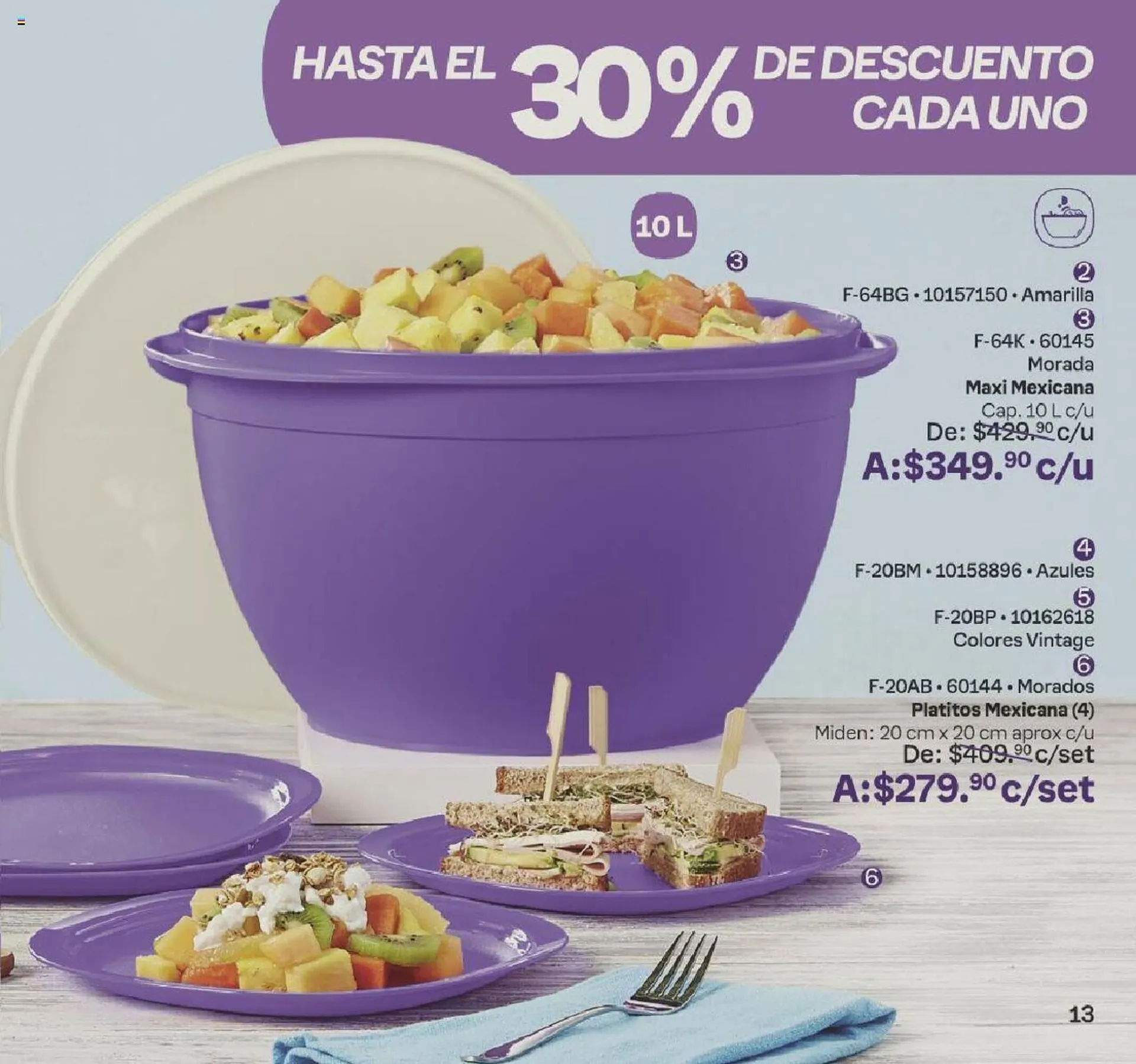 Catálogo de Catálogo Tupperware 15 de abril al 5 de mayo 2024 - Pagina 13