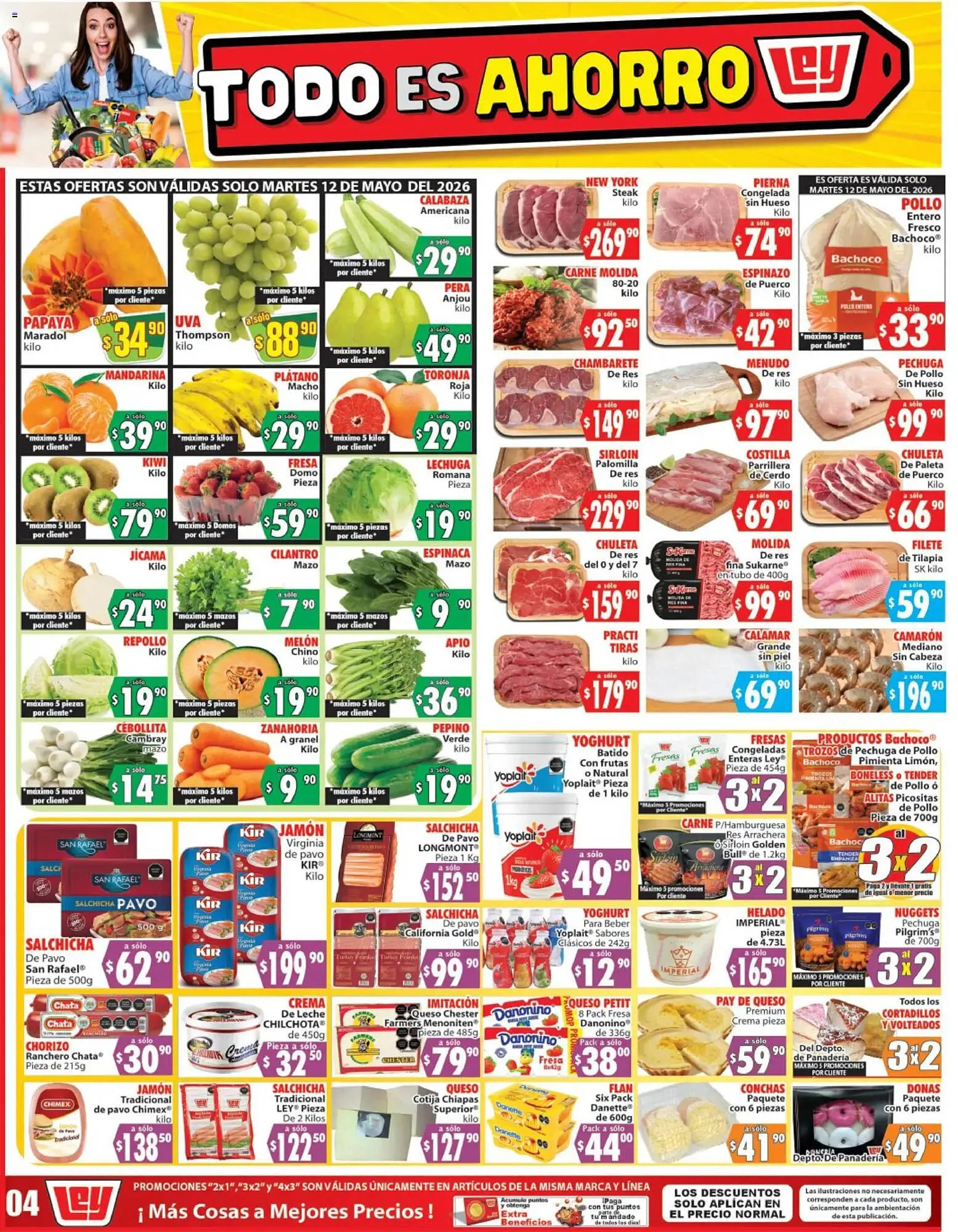 Catálogo de Folleto Casa Ley 12 de mayo al 13 de mayo 2026 - Pagina 2