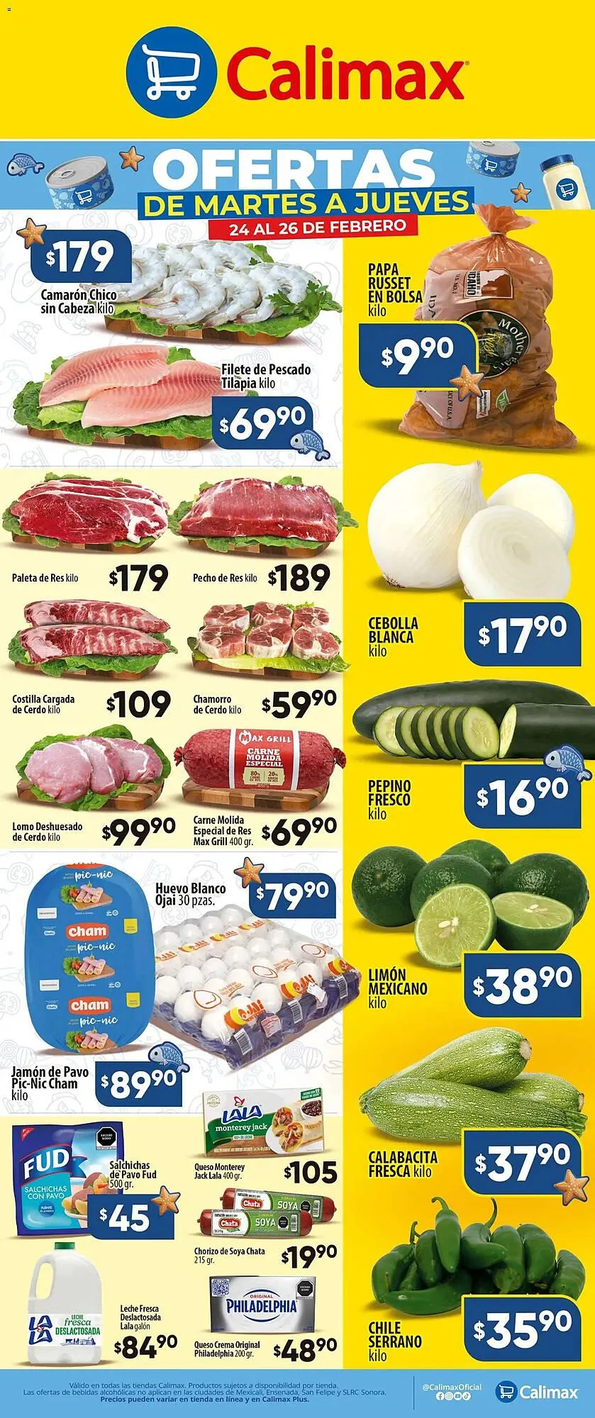 Catálogo de Folleto Calimax 24 de febrero al 26 de febrero 2026 - Pagina 1