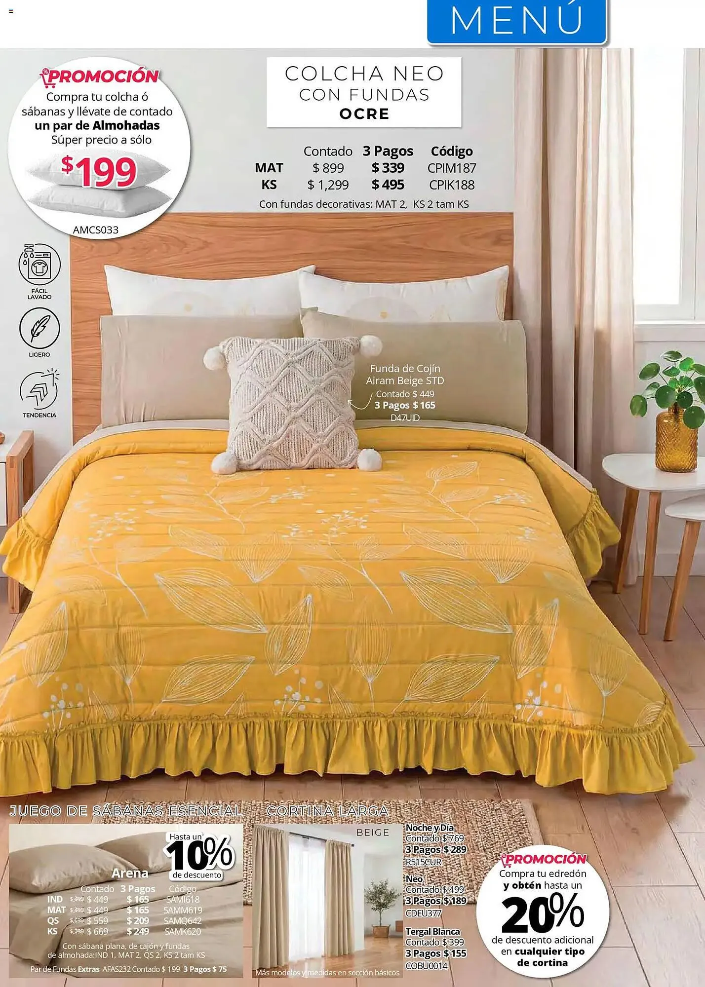 Catálogo de Catálogo Colchas Concord 1 de mayo al 1 de agosto 2026 - Pagina 109
