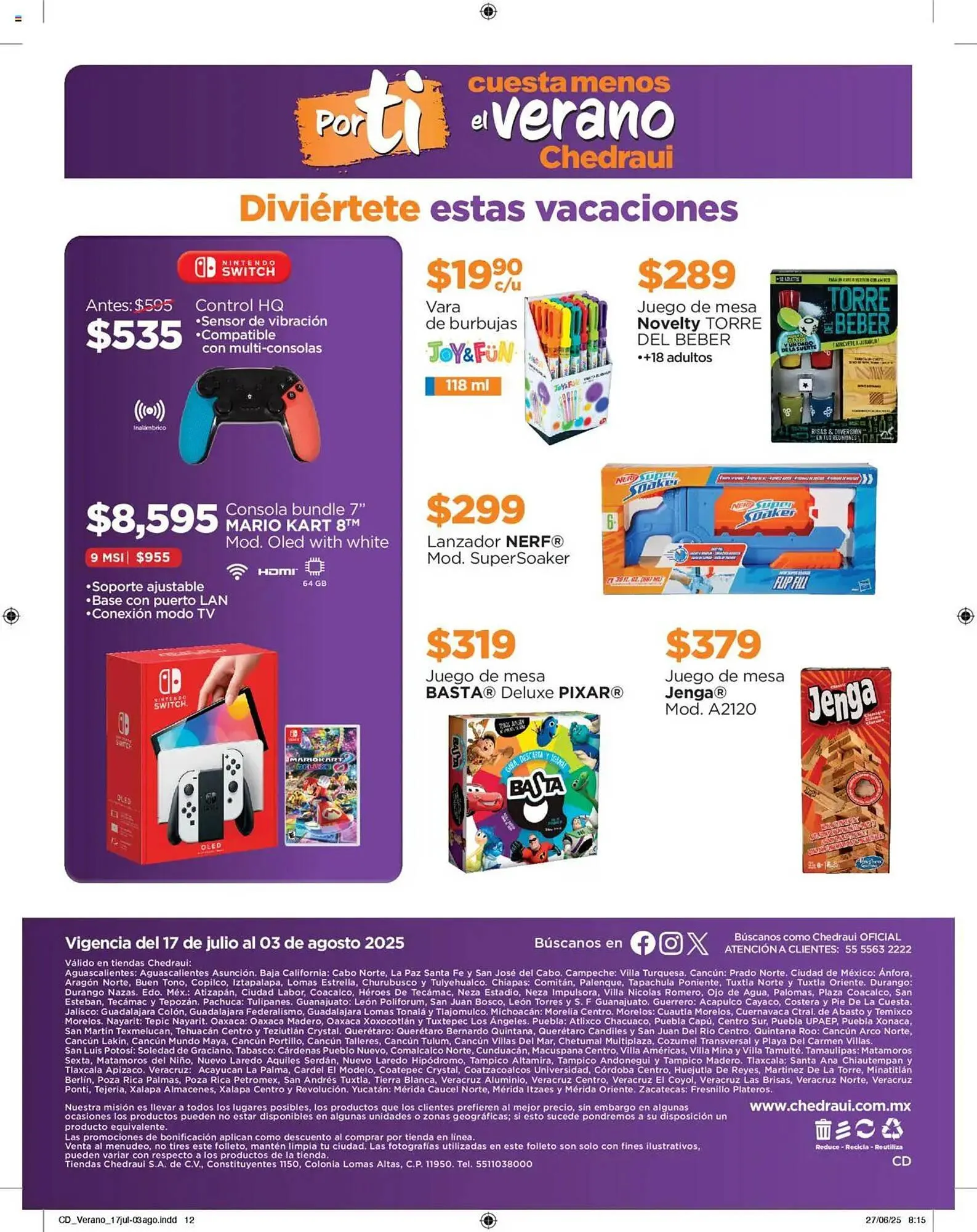 Catálogo de Catálogo Chedraui 17 de julio al 3 de agosto 2025 - Pagina 12