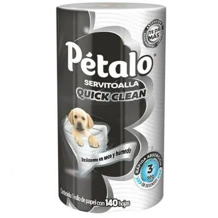 Servitoalla Pétalo Quick Clean 1 Rollo con 140 Hojas