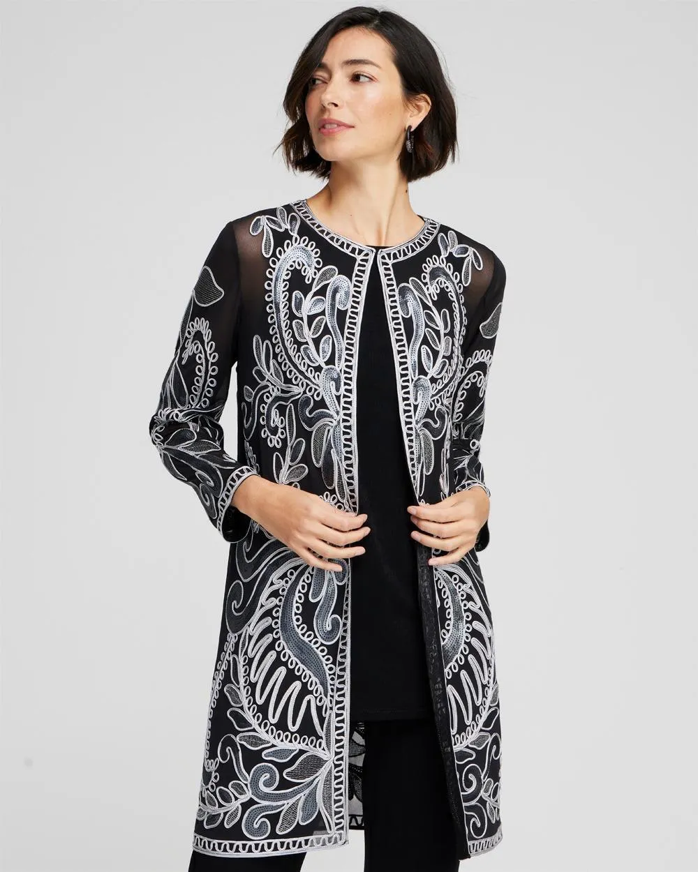 Travelers™ Collection Embellished Jacket