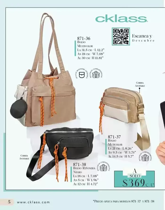 Catálogo de Catálogo Cklass Bolsos Primavera Verano 7 de enero al 30 de junio 2025 - Pagina 31