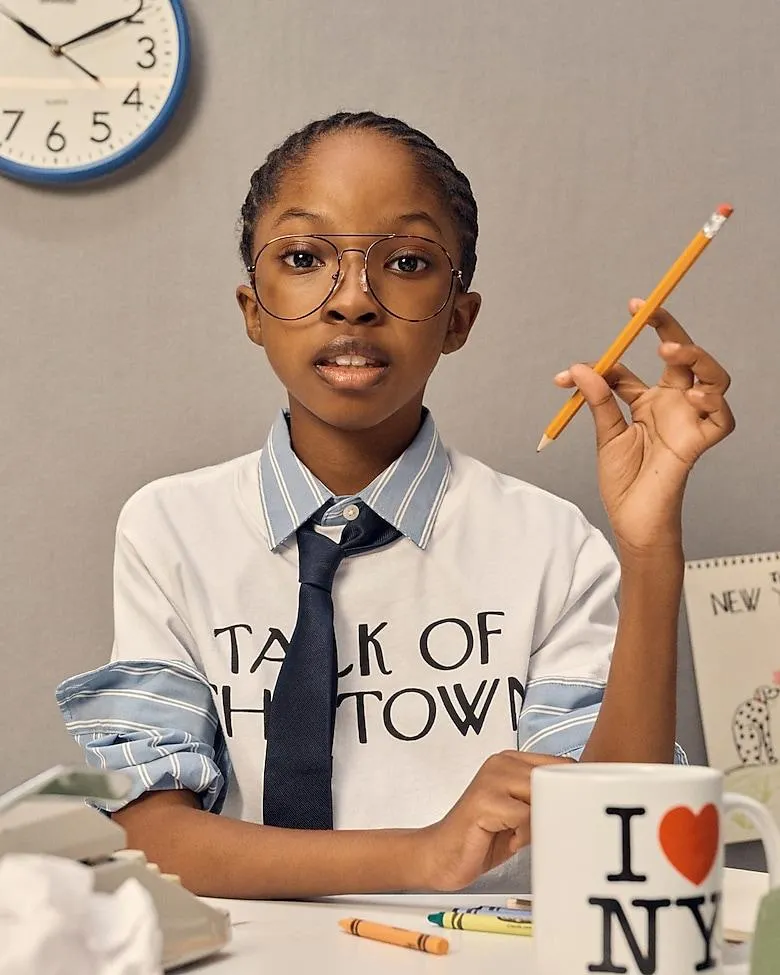 Limited-edition The New Yorker X Crewcuts "Talk of the Town" graphic T-shirt