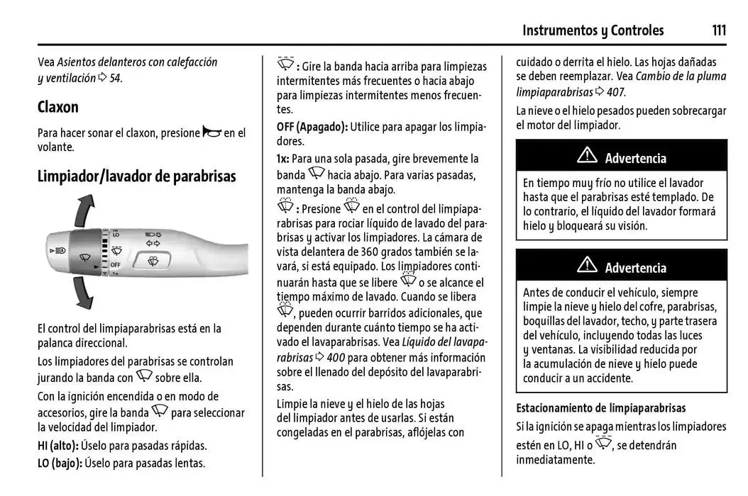 Catálogo de Cheyenne 2025 Manual del propietario 22 de enero al 31 de diciembre 2025 - Pagina 112