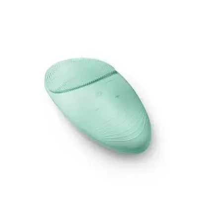 Limpiador Facial En Silicona Verde Menta