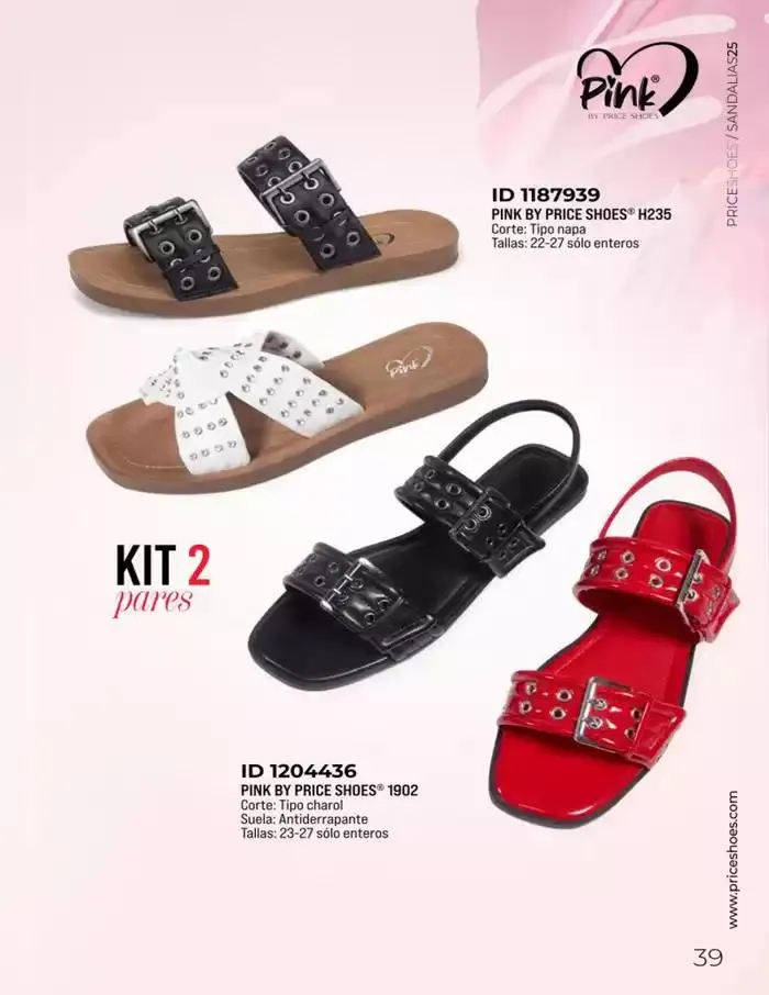Catálogo de SANDALIAS | KITS | 2025 | 1E 1 de enero al 31 de diciembre 2025 - Pagina 39