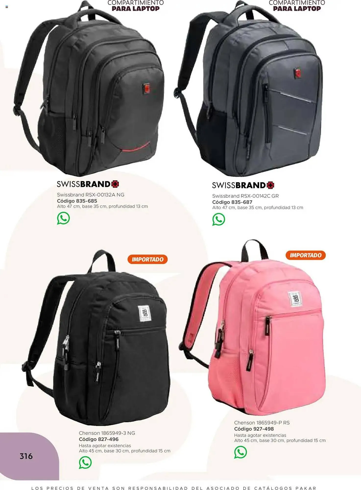 Catálogo de Catálogo SC Pakar 24 de julio al 1 de enero 2026 - Pagina 316