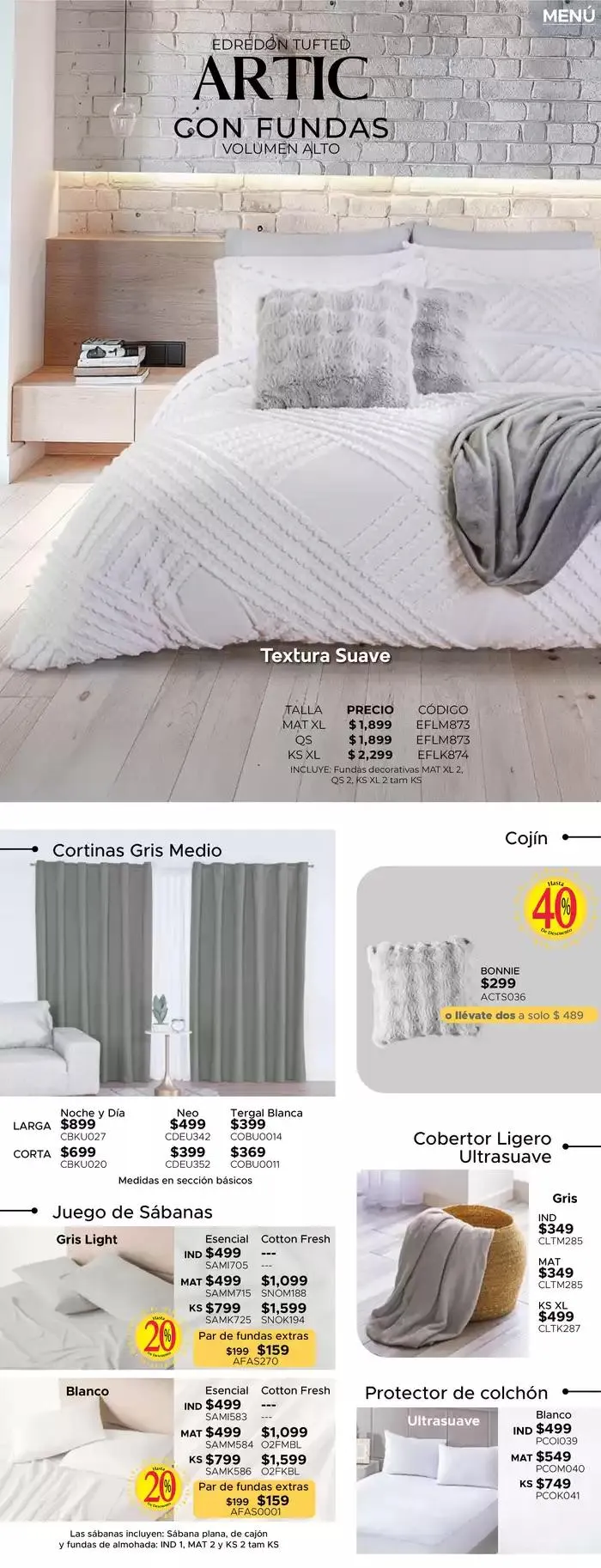 Catálogo de Ofertas Colchas Concord 4 de marzo al 31 de marzo 2025 - Pagina 10